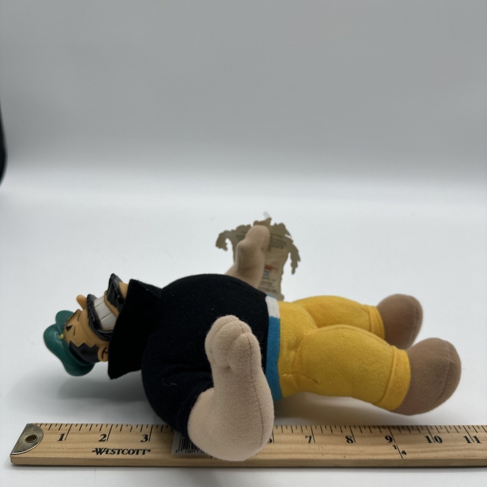 Popeye Cartoon Vintage 11inch Brutus Plush Play By Play 2000 Plush Stuffed Tag - Picture 16 of 16